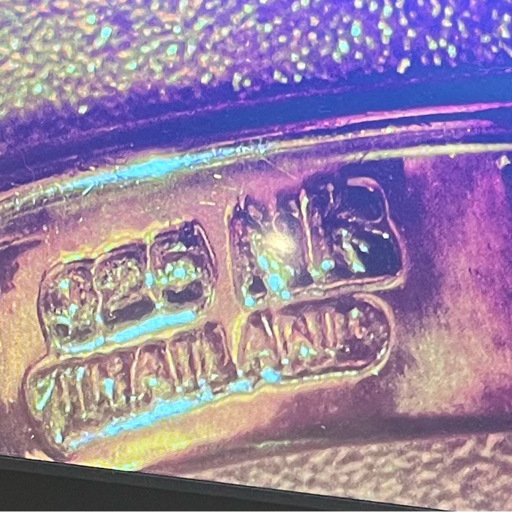 Turquoise Silver Swirl Ring - Picture 5 of 5